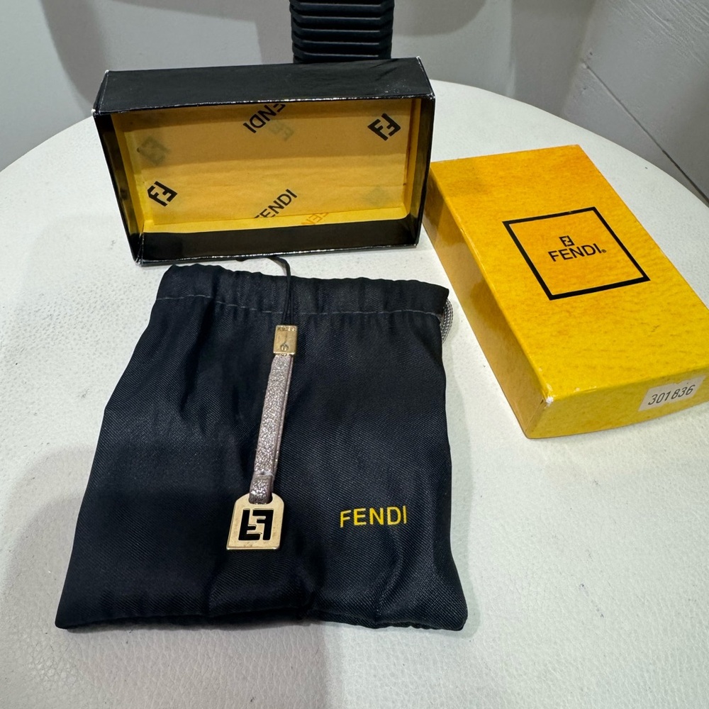 Fendi Gold Keychain